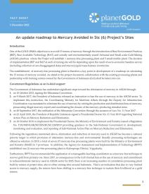 2022 - An update roadmap to Mercury Avoided in Six (6) Project’s Sites